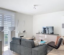 Tour & Taxis: Lichtrijk 1-slaapkamer appartement