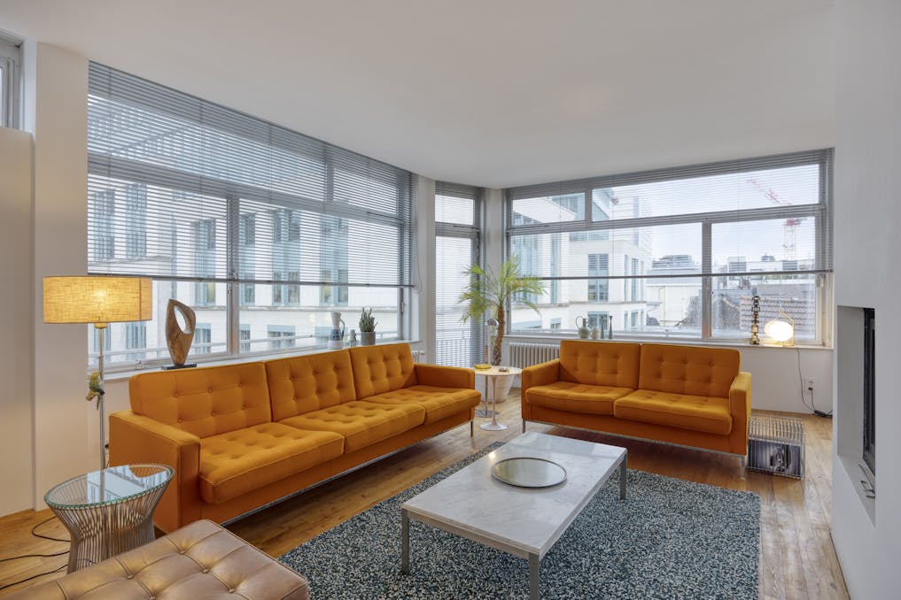 Penthouse te Brussel nabij de Brouckèreplein en Begijnhof