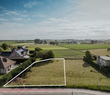 Mooi perceel bouwgrond (859 m²) te koop Bellegem