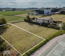 Mooi perceel bouwgrond (859 m²) te koop Bellegem