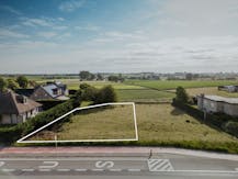 Mooi perceel bouwgrond (859 m²) te koop Bellegem