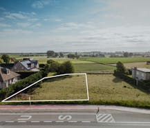 Mooi perceel bouwgrond (859 m²) te koop Bellegem