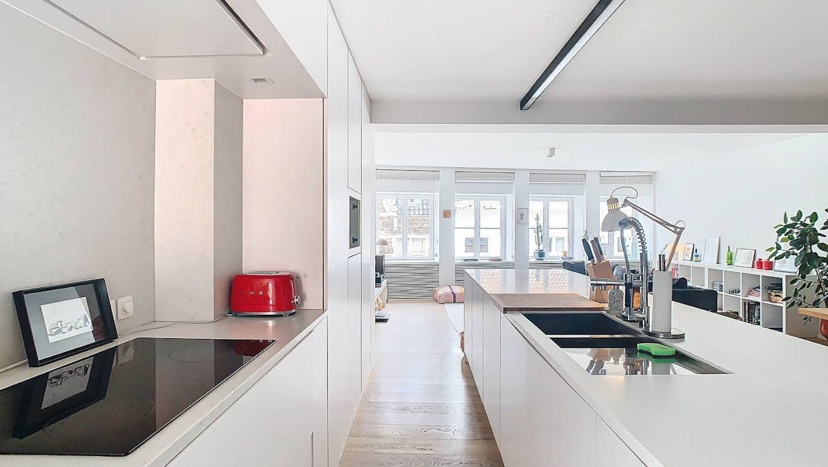 Appartement met 2 slaapkamers te huur in centrum Brugge