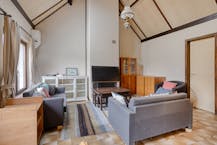 Zuidgerichte vakantiewoning met parkings te Sunparks