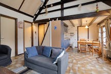 Zuidgerichte vakantiewoning met parkings te Sunparks