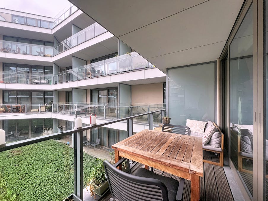 Appartement met 2 slaapkamers en terras in Gent