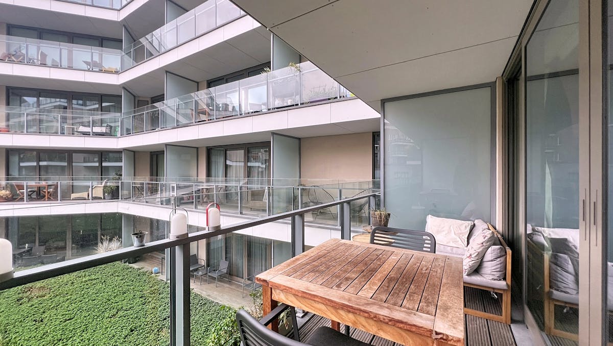 Appartement met 2 slaapkamers en terras in Gent