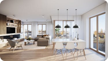 Energiezuinig 2 slaapkamer appartement te Brugge