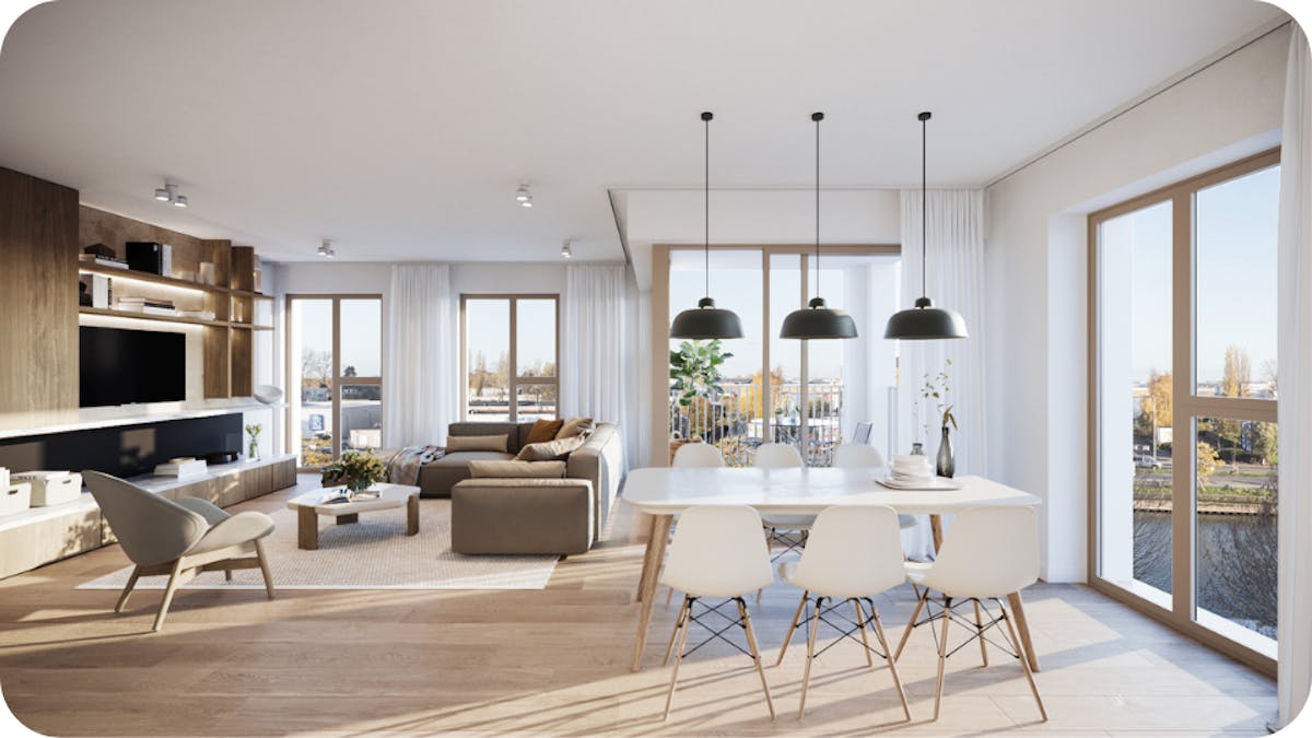 Energiezuinig 2 slaapkamer appartement te Brugge