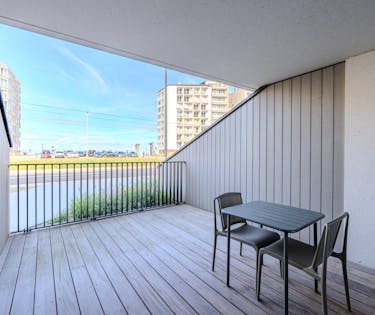 Prachtige studio vlakbij zee en strand