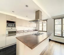 3 bedroom duplex apartment for rent at Rogier, Brussels.