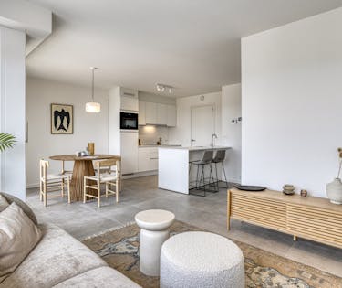 Nieuwbouwappartement met 2 kamers en terras te koop in Ieper