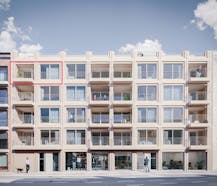 Nieuwbouwappartement met 2 kamers en terras te koop in Ieper