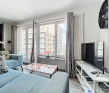Appartement te huur met twee slaapkamers te Nieuwpoort-Bad.