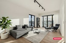 Nieuwbouwappartement met 1 slaapkamer te huur in Antwerpen