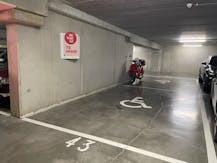 Ruime staanplaats nr°43 te huur Marie Popelinplantsoen