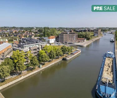 Appartement de 2 chambres prêt à emménager avec vue sur la Lys à Harelbeke