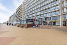 Handelspand met appartement te koop Zeedijk Blankenberge