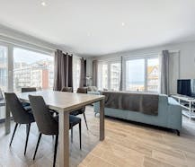 Appartement te huur met twee slaapkamers te Nieuwpoort-Bad.