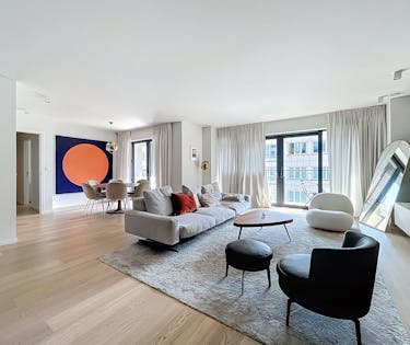 Luxe app. ± 118m² met 2 slpk, zuidterras & parking