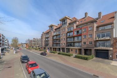 Ruim appartement met 2 slaapkamers en 2 badkamers in Koksijde