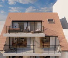 Nieuwbouwappartement met twee slaapkamers te koop in Middelkerke!