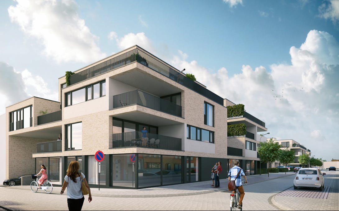 Nieuwbouw handelsruimten (88 - 190 m²) te koop in Aalst