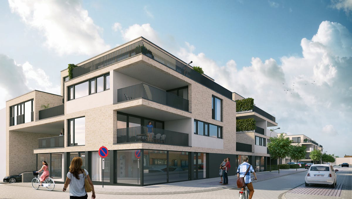 Nieuwbouw handelsruimten (88 - 190 m²) te koop in Aalst