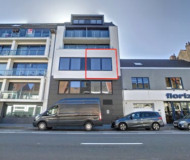 Nieuwbouwappartement met 1 slaapkamer te huur te Oostende