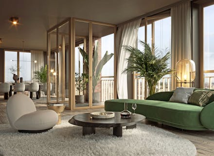 Luxury penthouse for sale in Brussels at Tour&Taxis 