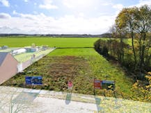 Mooi en zuidgericht stuk bouwgrond (1.284m²) voor open bebouwing