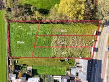 Mooi en zuidgericht stuk bouwgrond (1.284m²) voor open bebouwing