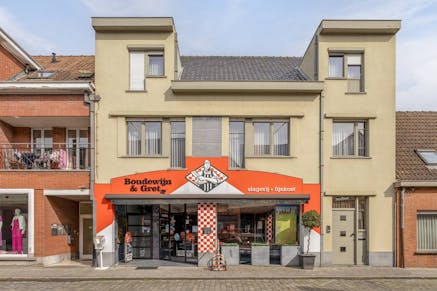 Handelspand met woonst te koop Ruddervoorde