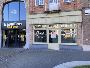 Handelspand van ca. 250 m² op de Grote Markt van Roeselare