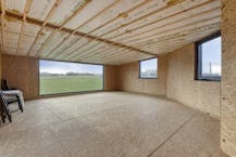 Moderne houtskeletwoning met panoramisch uitzicht