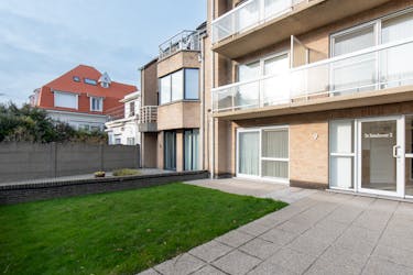 Magnifiek gelijkvloers appartement met zonnig tuintje