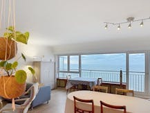 Appartement te huur te Oostende met frontaal zeezicht