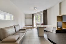 Studio te huur met zalig terras in de Diskmuidestraat, Gent