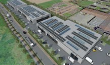 Nieuwbouw KMO-unit van ca. 305 m² te Dentergem