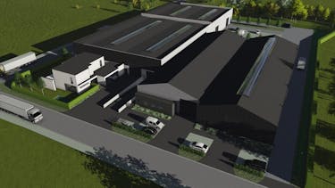 Magazijn (1.441 m²) te huur nabij de N60 te Gavere