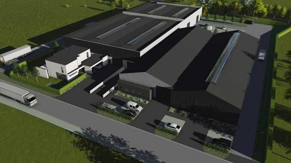 Magazijn (1.441 m²) te huur nabij de N60 te Gavere