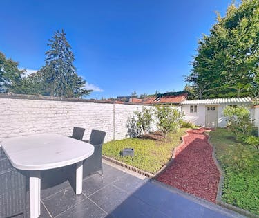 Duplexappartement met 1 kamer & tuin te huur in Kortrijk