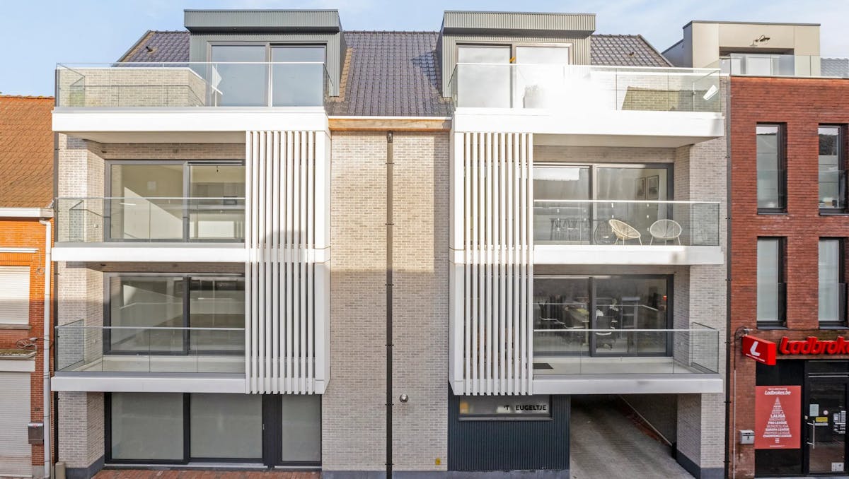Nieuwbouwappartement te koop in de Ieperstraat in Poperinge