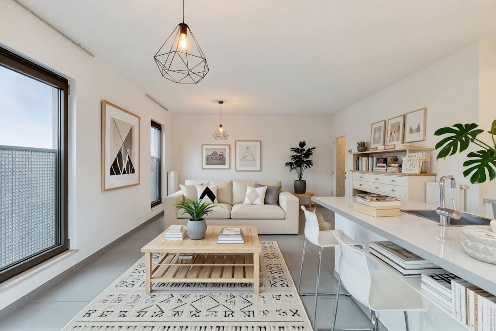 Ruim 3 slaapkamer appartement met terras te koop in Gent 