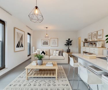 Ruim 3 slaapkamer appartement met terras te koop in Gent