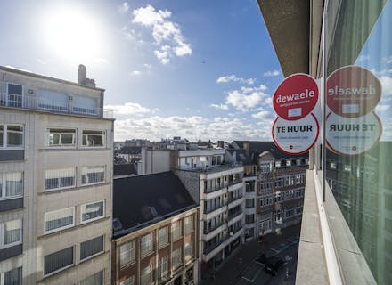 Ruim appartement met twee slaapkamers te huur in het centrum van Kortrijk 