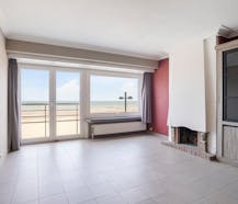Appartement met 1 slaapkamer en frontaal zeezicht te koop op de Zeedijk in Middelkerke!