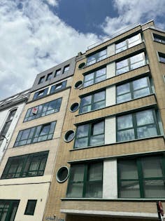 Studentenkamer met keuken en badkamer in centrum Brussel.
