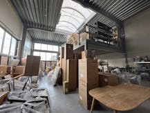 Magazijn met mezzanine te huur (150 m²)