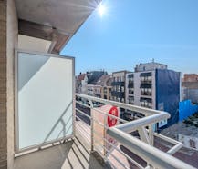 Ready to move in 1 bedroom apartment with terrace and side sea view!
